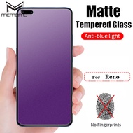 OPPO Reno 11F 8T 8 8Z 7 7Z 5 5Z 5G 4 3 Pro 4F 4 SE 2 2Z 2F 10X Reno4 Reno3 Reno2 Matte Anti Blue Ray Clear Tempered Glass Full Screen Protector