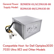 290W PSU Chassis Power Supply for Dell Optiplex 3020 9020MT T1700 T20 XE2 Desktop Chassis L290AM-00 