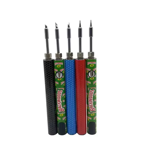 1100mAh LCD Display Battery Backwoods Electric Soldering Iron Pen LCD Display 1.8V-4.2V Type-C 510 T