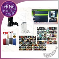 XBOX360 USE Freestyle FAT32 1TB HDD + Full Games