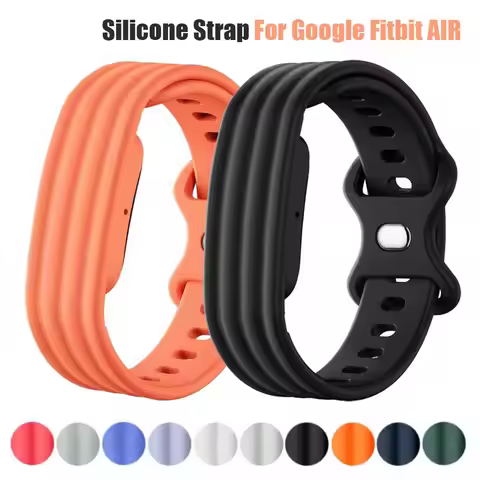 For Google Fitbit Air Strap Sports Silicone Adjustable Replacement Wristband For Fitbit Air Fitness 