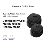 Panasonic 1L / 1.8L Micom Rice Cooker with 16 Auto Menus SR-DM104KSH / SR-DM184KSH