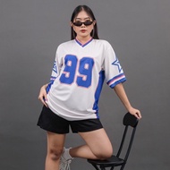 Jersey oversize simple basic nfl 99 / jersey rugby / jersey vintage