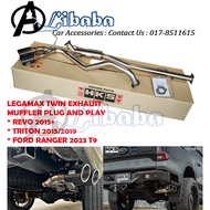 HKS LEGAMAX TWIN MUFFLER EXHAUST FOR REVO TRITON FROD RANGER