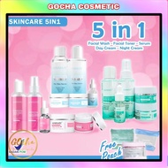 GOCHA Animate Skincare Package Facial Whitening Cream Acne Solution Package Animate Whitening Skinca