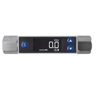 DC 24V Digital Thermal Gas Mass Flow Meter Sensor 0-200 Ml/min for Lab Use Compatible with Air/O2/N2