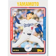 Yushin Yamamoto Reprint Teka MLB 2025 Topps #283 Yamamoto Yoshinobu Major League Dodgers
