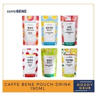 Caffe Bene Juice Ade Pouch Korean Drink 190ML Tiktok Famous Drink