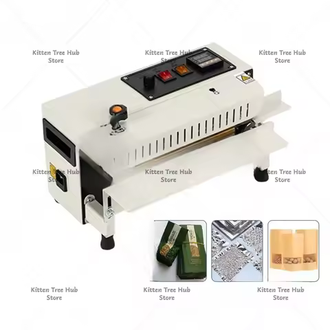 Sealing Machine Horizontal Bag Sealer Date Printing Auto Continuous Bag Sealing Machine Plastic Bag