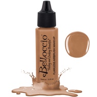 Belloccio's Professional Cosmetic Airbrush Makeup Foundation 1/2oz Bottle: Golden Tan- Medium Yellow