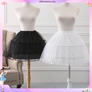 Lolita Girls Dress Petticoat Crinoline Hoop Bustle Skirt Pannier Skirt
