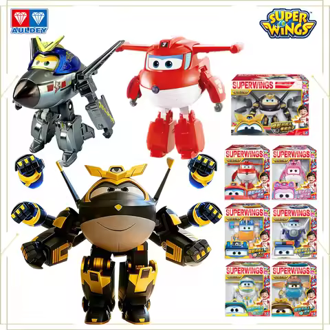 Original Super Wings Toys All 41 Characters Collection Transforming Action Figures Jett Dizzy Golden