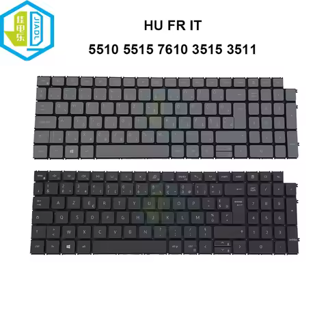 Hungary Canadian French Backlight Keyboard For Dell inspiron 15 3510 3511 3515 5510 5515 7510 16 Plu