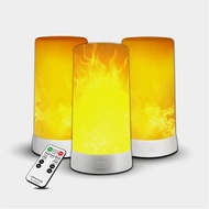 SE USB Rechargeable LED Flame Lamp Simulated Flame Effect Light Real