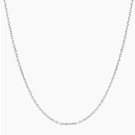 Love & Co. 10K White Gold Cable Chain