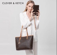 Clever And Ketch Shoulder Handbag And Pounch