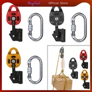 MagiDeal Lifting Rope Pulley Lifting Pulley Block Rope Hoist Lifting Pulley Hauling Traction Device 