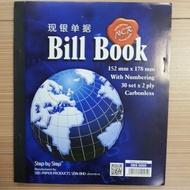 BILL BOOL 6"X7" 2PLY NCR(10BOOK)