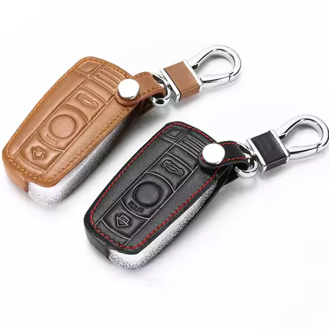Genuine Leather Key Case Cover For Bmw F30 F10 F20 X3 X1 X5 X6 e30 e36 e90 e60 e84 e39 e46 e90 Car C