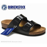 Ifzu Birkenstock Classic Suite Kasut Pantai Kasual Cork Berkilat Hitam Berkilat Lelaki dan Wanita 34