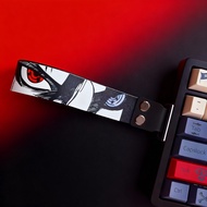 Mechanical Keyboard Anime Ribbon Strap for Wooting 60HE ATK68 Nylon PU Strap with 3M Tape & Screws