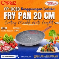 CYPRUZ FP-0630 FRY PAN MARBLE CERAMIC INDUCTION FRYING PAN 20 CM