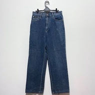 HUGO BOSS Vintage Jeans 經典黑標 義大利製 直筒牛仔褲 單寧長褲 古著 復古 早期 老品 W30 L34