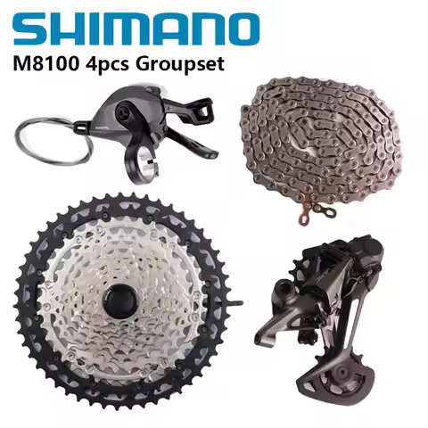 Shimano XT M8100 4PCS 12s Groupset M8100 Shifter+Rear Derailleur+Chain M8100 Sunrace CSMZ901 CSMZ903