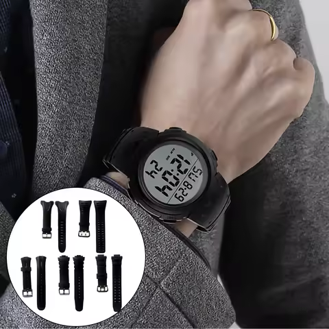 Gosear Watch Strap Band Wristband Fashion Adjustable Plastic Replacement for Skmei 1025 1251 1068 Sp