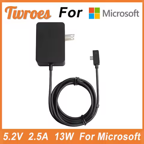 5.2V 2.5A 13W for Microsoft Power Adapter Charger Surface 3 Tablet Laptop Adapter Power Supplies Pou