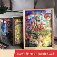 1000 pieces of puzzle photo frames 50x75/70x50/73.5x51cm in multiple colors paired with a new three-