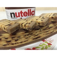 (Homemade) Kek Lapis Nutella  (Butter Anchor )
