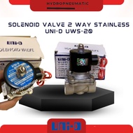 Solenoid valve 2 way stainless UNi-D UWS-20