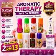 AURA TERAPI GOLD (Lulus KKM) Roll On Aromatherapy Aroma Terapi Embun Pagi Aura Biru Label Logo