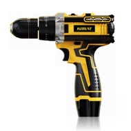 KEELAT 12V/36V Mesin Bor 2baterai cas Cordless Impact Drill Battery