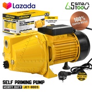 DELTON ปั๊มน้ำเจ็ทเดี่ยว ปั๊มน้ำเจ็ท 1 แรงม้า 800W 1HP ปั๊มน้ำ Self Priming Pump รุ่นงานหนัก ทำงานได