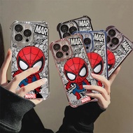 Marvel Spider-Man Phone Case For OPPO Realme C53 C55 C33 C35 C15 5 7 9 Pro Plus 5i 6i C11 2020 2021 
