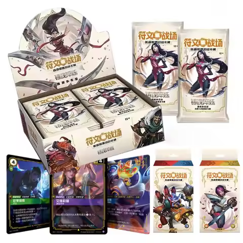 Genuine Riftbound Card Battle Booster Pack Game Peripheral Rune Battlefield Hero Pre Group Origins C