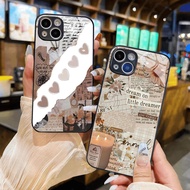 Status newspaper glass case iphone 17 16 15 14 13 12 11 xr xs max 8 7 6 pro max plus mini 6s 6g 7g 8