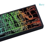 Mary Side Print Backlit Keycaps Chinese Loong Theme for 68 67 65 61 60 Mechanical Keyboards 74Key Ke