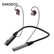 【Eco-friendly】 Wireless Bluetooth Headset Bass Earphones Neckband Waterproof Sports Physical Noise Canceling Stereo Hifi Headphones