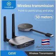 พร้อมส่งจาก กทม ประกันไทย Hagibis ไร้สาย HDMI Video Transmitter &amp; Receiver Extender จอแสดงผล Dongle สำหรับทีวีโปรเจคเตอร์ ประชุม conference