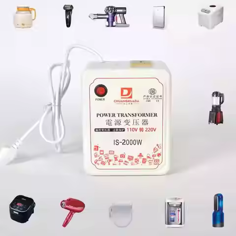 100V to 220V transformer, Japan to US voltage converter, American standard