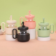 Cute Mini Bottle Aesthetic Glass Tumbler 650ml - LY 530