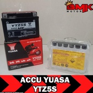 Accu Aki Motor Yuasa Ytz5S Mf Kering Aki Motor Vixion Vario Beat
