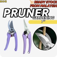 7" Garden Pruning Shears Long and Curved Efficient Pruning Tool for Trees & Plants