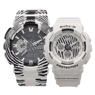 Casio G-Shock &amp; Baby-G Wildlife Promising Collaboration Model Couple Watches BA120WLP-7A / GA110WLP-7A