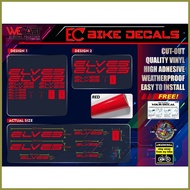 ✓ ¤ ☇◑ WECAST Elves Bike Frame Decals Sticker and Stickers for Bike Frame
