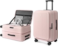 Carry On Luggage 22x14x9 Airline Approved, Checked Luggage, Top Opening Luggage Suitcase, Expandable