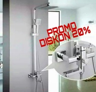 Shower tiang set panas dingin stainless/shower column/shower mandi